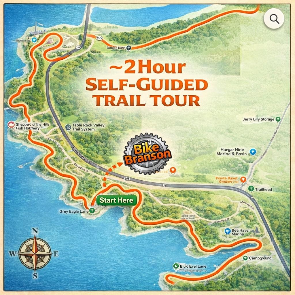 Branson Bike Trail Map